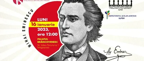 Eminescu, dragoste eternă! – spectacol omagial dedicat poetului Mihai Eminescu și Zilei Culturii Naționale