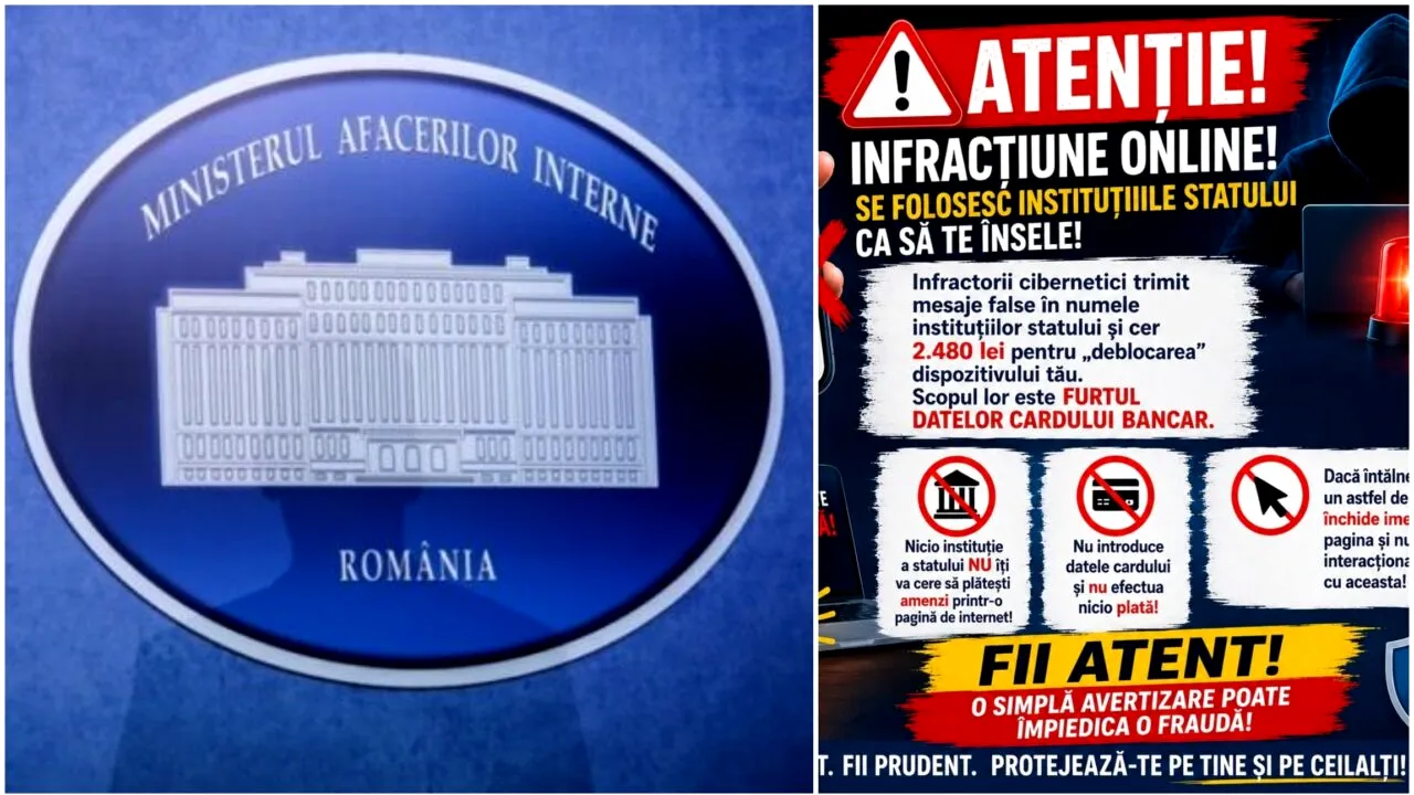 Ministerul Afacerilor Interne avertizează cetățenii cu privire la o nouă tentativă de fraudă. Metoda prin care hackerii îți pot fura banii