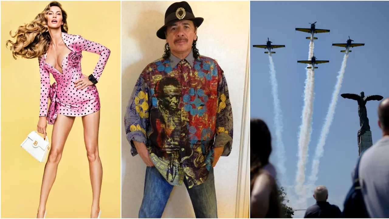 20 Iulie, calendarul zilei: Gisele Bündchen împlinește 46 de ani, Carlos Santana 79. Ziua Aviației Române și a Forțelor Aeriene
