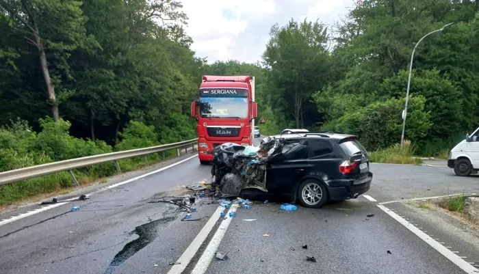 Accident mortal la Hula Bradului, în data de 28 iunie 2022 / Sursa foto: oradesibiu.ro