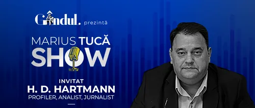 Marius Tucă Show începe miercuri, 5 iunie, de la ora 20.00, live pe gândul.ro. Invitat: H. D. Hartmann