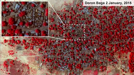 AȘA arată un masacru. Ce a rămas în urma atentatului Boko Haram din Nigeria soldat cu peste 2.000 de morți - IMAGINI DIN SATELIT