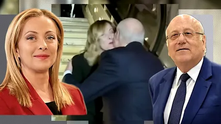 Noaptea, toate pisicile sunt vopsite. Premierul libanez Mikati a pupat prima blondă care i-a ieșit în cale la Beirut. Cu cine a confundat personajul