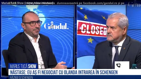 Poll Marius Tucă Show: „Românii ar trebui să refuze să cumpere produse olandeze ca răspuns la refuzul aderării la Schengen?”