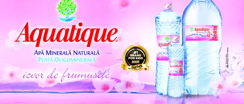 Aquatique, cel mai de încredere brand de apă minerală plată pentru copii