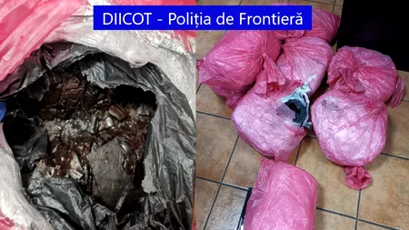 Opiu în valoare de 1,5 milioane de euro, găsit deasupra cabinei unui camion