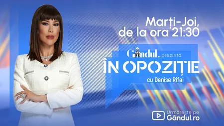 Denise Rifai lansează emisiunea „În Opoziție cu Denise Rifai”: „Stăm cu GÂNDUL la președinție și la viitorul României”