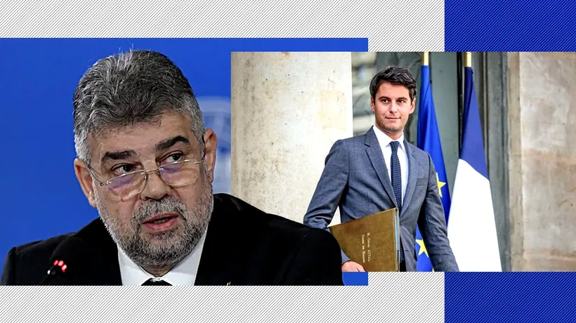 Marcel Ciolacu e gata să lucreze cu noul prim-ministru al Franței / Premierul îl felicită pe Gabriel Attal