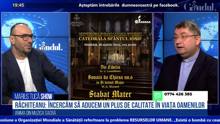 VIDEO | Eugen Răchiteanu: „Încercăm să aducem un plus de calitate în viața oamenilor. Orchestra Anima este formată din profesioniști”
