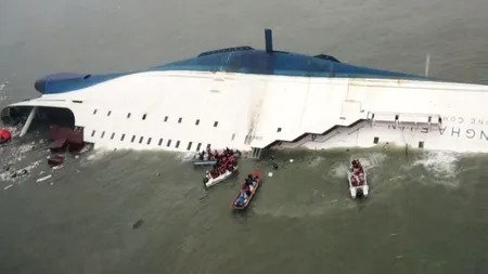 Chinezii vor scoate la suprafață feribotul sud-coreean scufundat în 2014