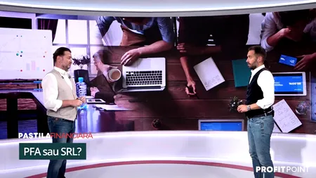 Alexandru Chirilă, la „Pastila Financiară”: „La PFA, avem de plătit CAS, CASS și impozit pe venit”