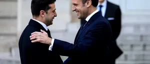 Zelenski a zburat direct de la Londra la Paris, unde va lua cina cu Macron. Ce a declarat în presa franceză: „Cred că Macron s-a schimbat. El a fost cel care a deschis uşa livrărilor de TANCURI”