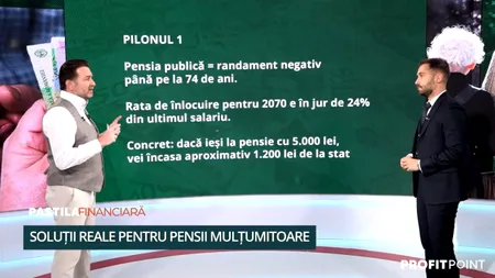 Pensia de stat nu ne mai poate SALVA. Alexandru Chirilă, la „Pastila Financiară”: „Avem o problemă că trăim din ce în ce mai mult”