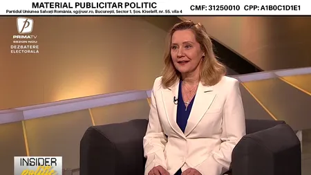 Elena Lasconi nu îi are „la inimă” pe Clotilde Armand și Dominic Fritz. Despre Băsescu și Bolojan: „Îmi plac ambii”