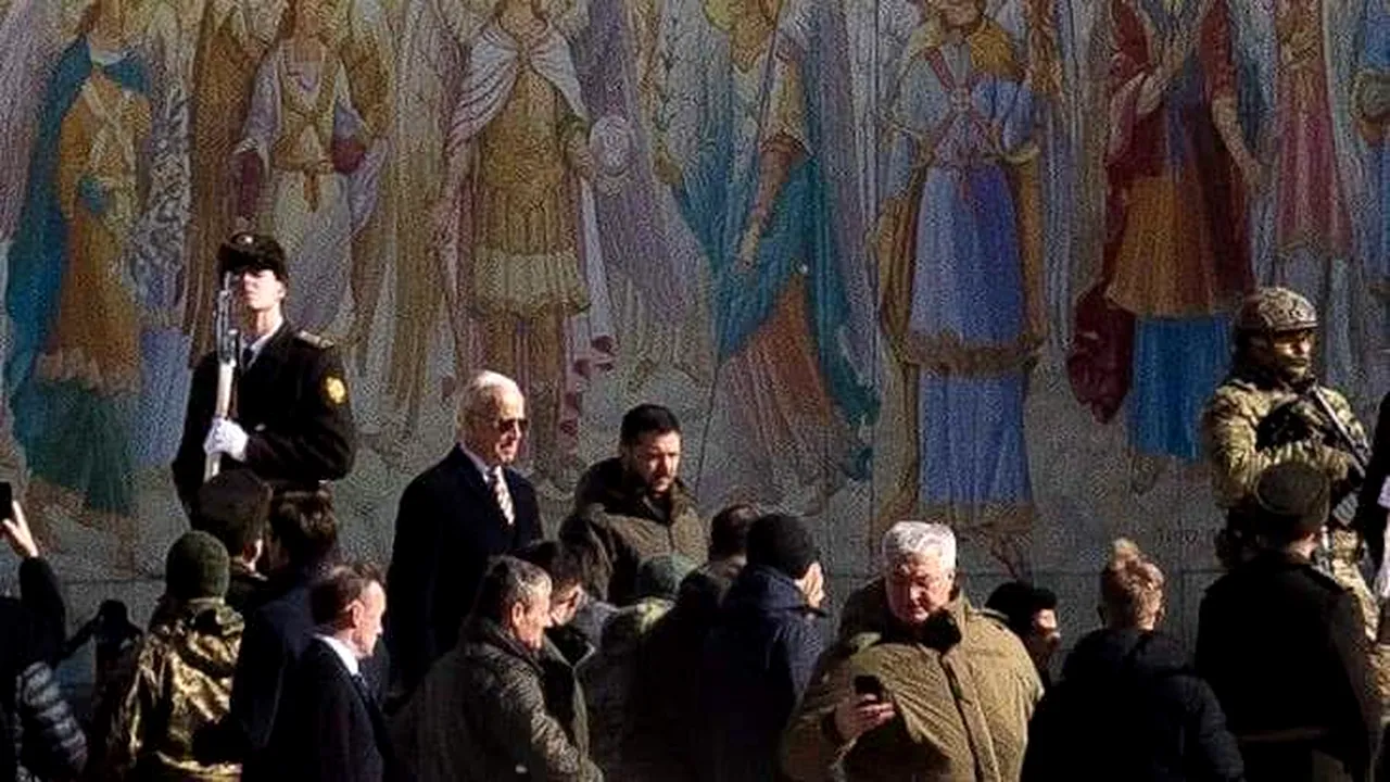 Joe Biden, VIZITĂ surpriză la Kiev: ”Când Putin și-a lansat invazia a crezut că Ucraina este slabă și că Occidentul este divizat”