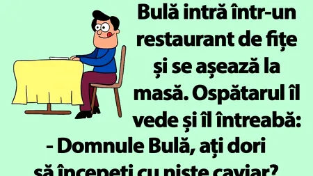 BANC | Bulă, restaurantul de fițe și caviarul