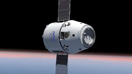 Capsula Dragon a fost lansată spre Stația Spațială Internațională, dar are probleme tehnice