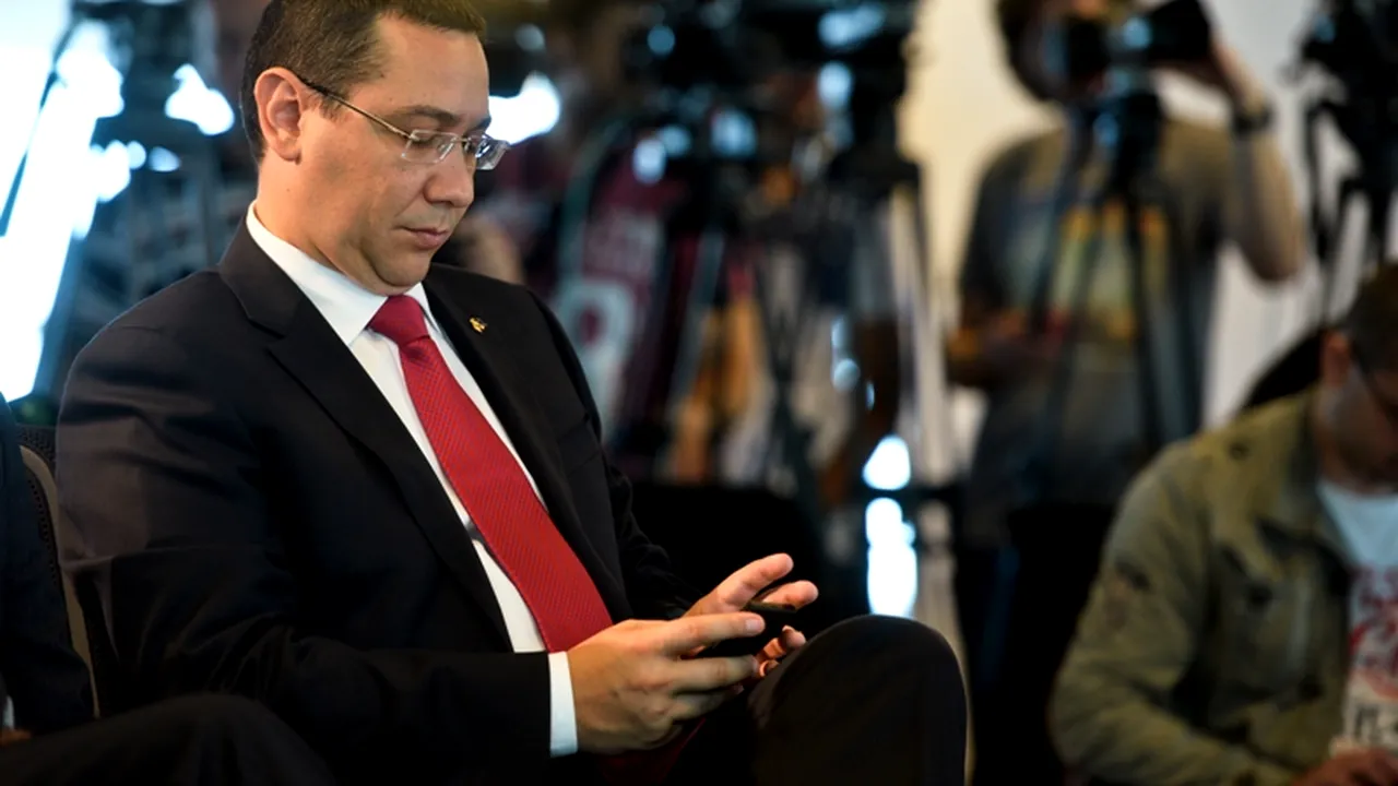 Mesaj pentru Băsescu publicat de Victor Ponta pe Facebook