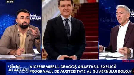 Cum explică vicepremierul Dragoș Anastasiu noul pachet de austeritate: „Este o PROBLEMĂ cu niște agenții de rating care sunt foarte seci”