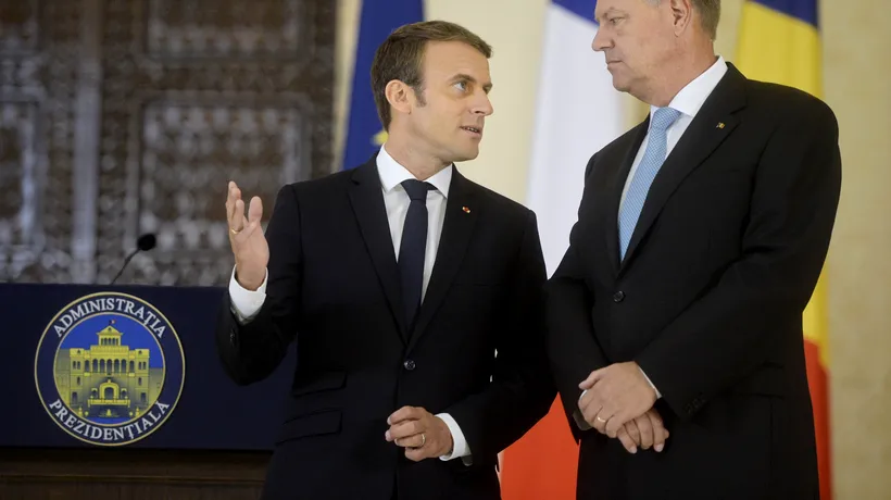 Macron, la recepția de la Palatul Cotroceni: Dacă resemnarea înseamnă înțelepciune, atunci, dragă Klaus, noi nu suntem înțelepți