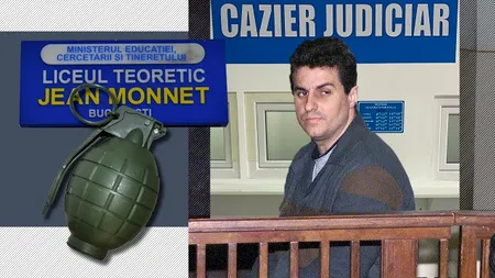 Teroristul Dragoș Ciupercescu încearcă să-și șteargă din cazier ATACUL sângeros, cu grenadă, de la Liceul „Jean Monnet”