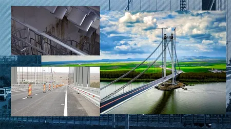 EXCLUSIV VIDEO | Probleme fără sfârșit la podul de jumătate de miliard de euro de la Brăila