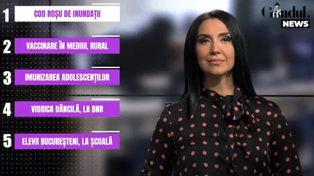 GÂNDUL NEWS. Furtunile au făcut prăpăd în țară! Inundațiile au scos din case mai multe familii