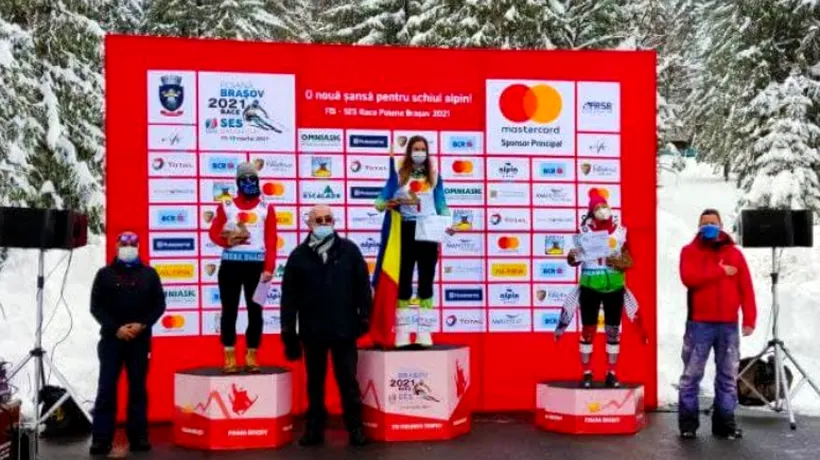 Sportivii români au cucerit podiumul competiției de schi alpin Poiana Brașov SES CUP. Ninsorile abundente au creat dificultăți neașteptate