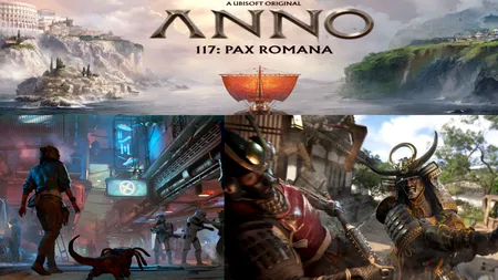 Cei pasionați de istorie vor clădi Imperiul Roman și vor explora Japonia feudală în noile jocuri video. Vești bune și pentru fanii STAR WARS și AVATAR