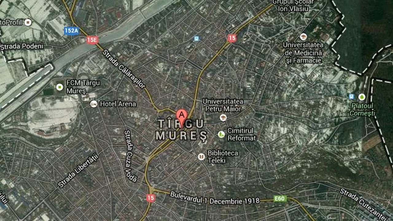 Avion de mici dimensiuni prăbușit la Târgu Mureș