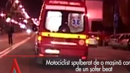 Motociclist SPULBERAT de un șofer care băuse alcool, în județul Constanța