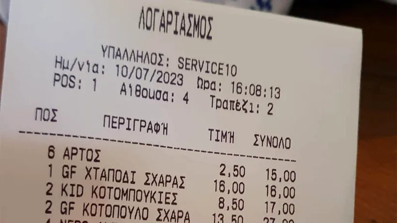 Cum a ajuns să plătească un turist român 15 euro pentru pâine, într-o tavernă din Grecia