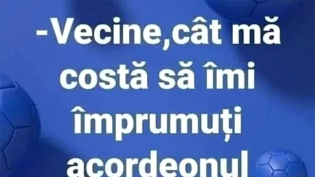 BANCUL ZILEI | Acordeonul vecinului