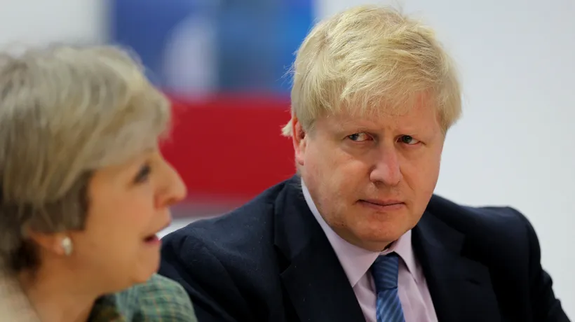 Disensiuni în Guvernul de la Londra. Johnson nu e de acord cu planul post-Brexit al premierului May
