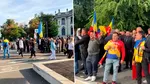 A început protestul fermierilor în Piața Victoriei. Șosea blocată și scandal cu jandarmii: ”Țarcurile sunt pentru animale, nu pentru oameni”