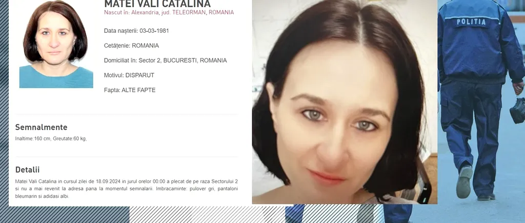 Secretara-şefă a Universităţii de Medicină şi Farmacie „Carol Davila” din Bucureşti, dată DISPĂRUTĂ