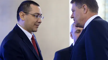 Iohannis și Ponta s-au întâlnit să discute despre criza francului elvețian