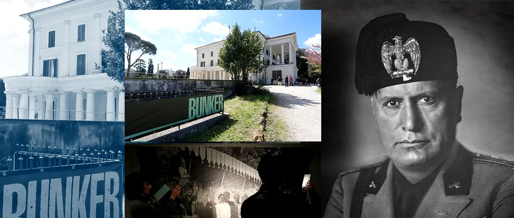 BUNCĂRUL părintelui fascismului, Benito Mussolini, transformat în galerie de aducere aminte