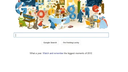 GOOGLE DOODLE DE REVELION. Ce URĂTURI DE ANUL NOU face Google 