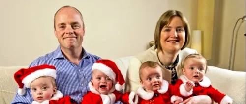 Cum au sărbătorit Crăciunul patru copii născuți prematur