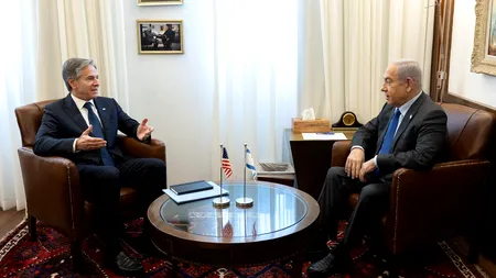 Blinken cere avansarea procesului politic în sensul creării unui stat palestinian /Iordania organizează un summit arab pe tema situației din Gaza