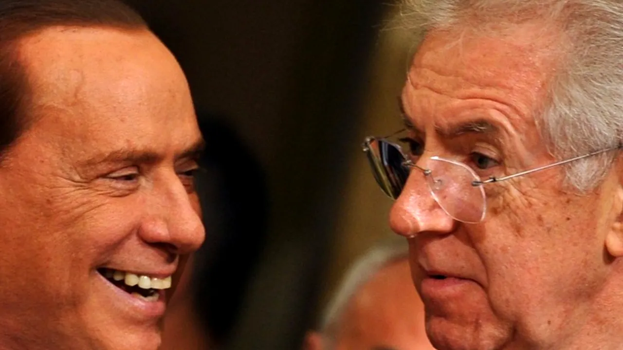 În fața unei alegeri Berlusconi-Monti, europenii îl susțin pe Mario Monti. Il Cavaliere pretinde că nici nu vrea să se întoarcă în politică