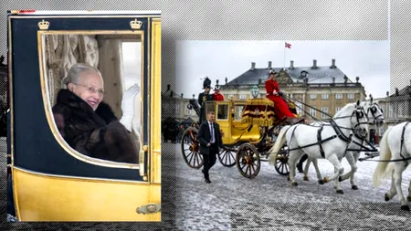 Margrethe a II-a a Danemarcei și-a salutat pentru ultima oară supușii din Caleașca Regală
