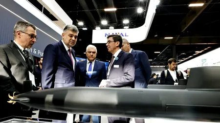 Marcel Ciolacu, la Salonul Euronaval din Paris: 