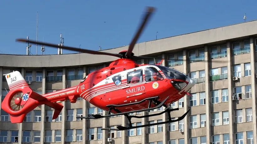Copil de doi ani din Constanța, trasportat cu elicopterul la spital după ce a căzut într-o fântână