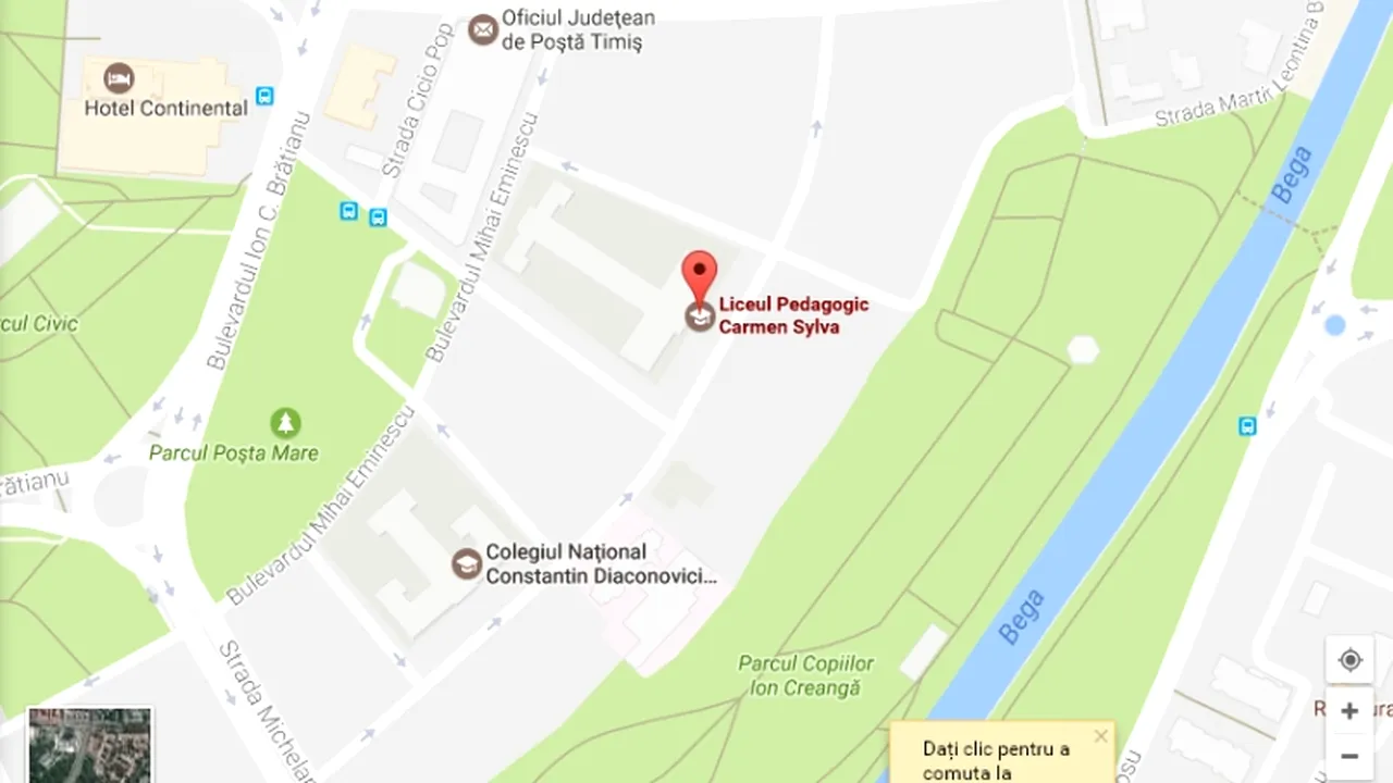 O școală din Timișoara folosește Google Maps pentru departajarea copiilor înscriși