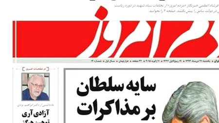 O publicație din Iran, interzisă după ce a preluat sloganul 