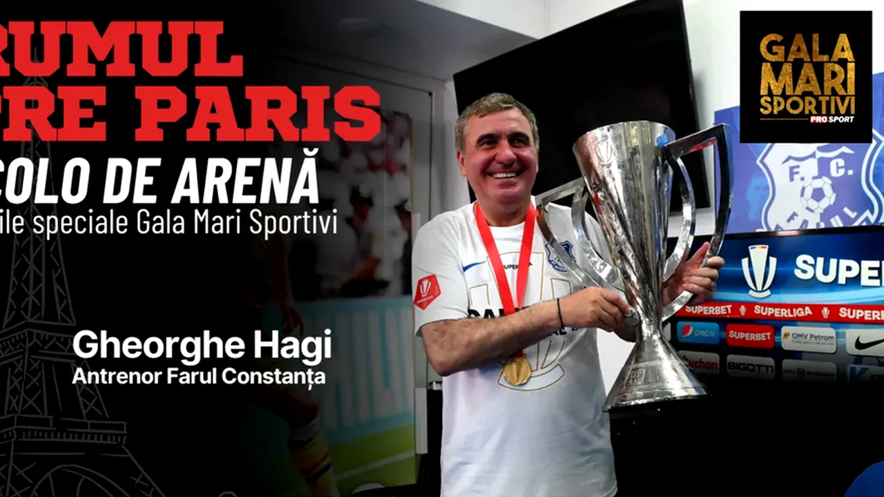 PREMIUL Special al Galei Mari Sportivi ProSport 2023: Academia Hagi! „Fundamentul pe care se bazează actualul succes al echipei naționale a României”