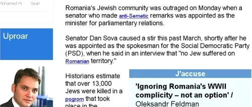 Comunitatea evreiască, despre numirea lui Dan Șova în funcția de ministru: Doar în România poți să negi Holocaustul și apoi să fii numit ministru