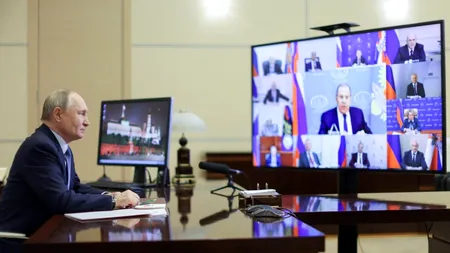 PUTIN îl felicită pe Trump /„Auzim afirmațiile de a împiedica izbucnirea războiului mondial, salutăm atitudinea”